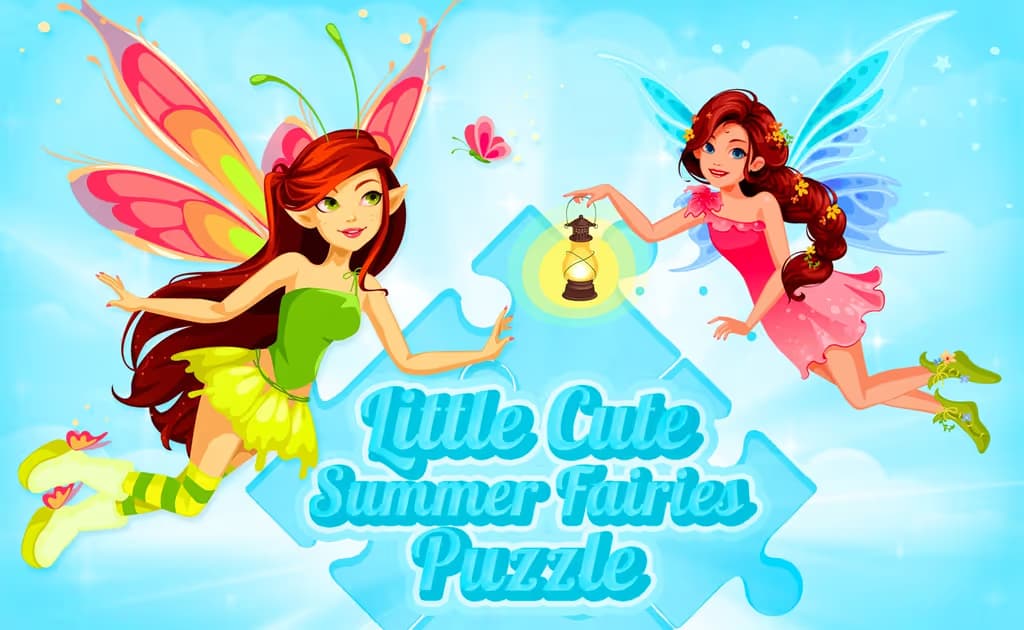 Little Cute Summer Fairies Puzzle logo