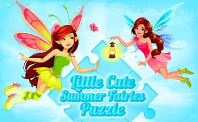 Little Cute Summer Fairies Puzzle logo