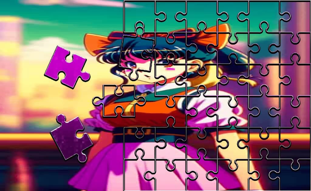 Little Sailor Chibi Moon Puzzle quest logo