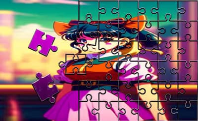 Little Sailor Chibi Moon Puzzle quest logo