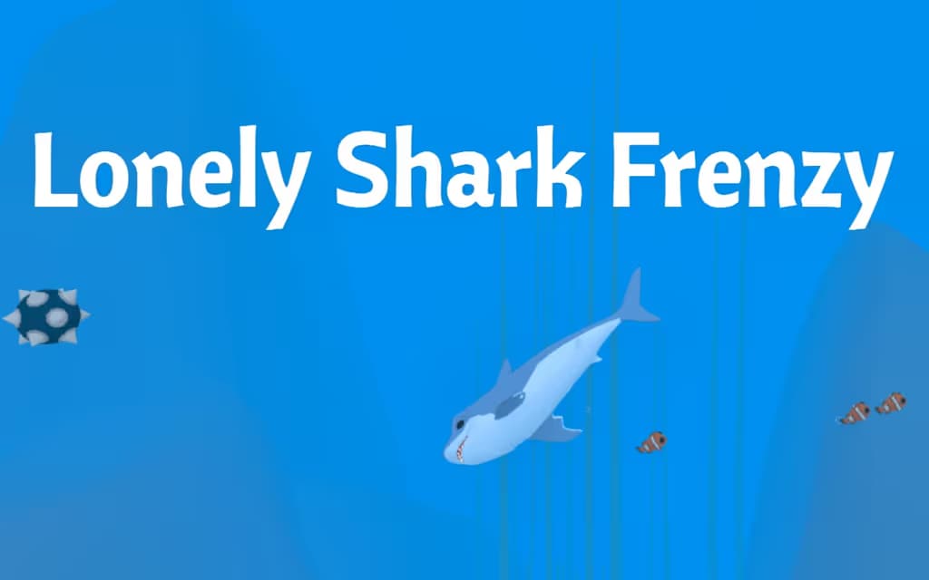 Lonely Shark Frenzy logo
