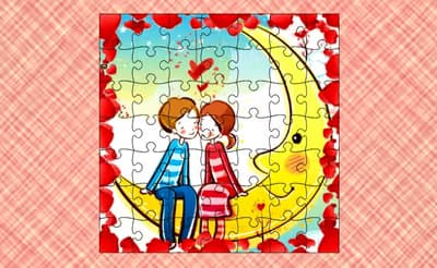 Loving Couple Jigsaw logo