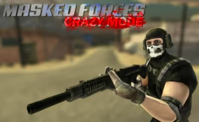 Masked Forces Crazy Mode logo