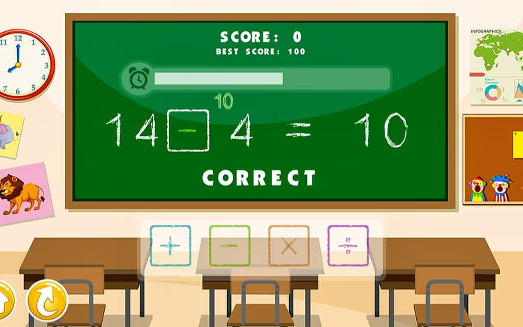 Math Signs Game logo