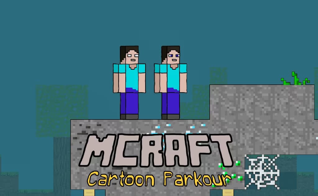 Mcraft Cartoon Parkour logo