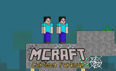 Mcraft Cartoon Parkour logo