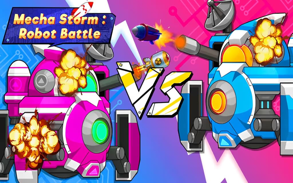 Mecha Storm Robot Battle logo