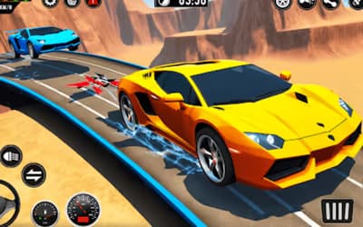 Mega Ramps Car Racing Games 3D logo