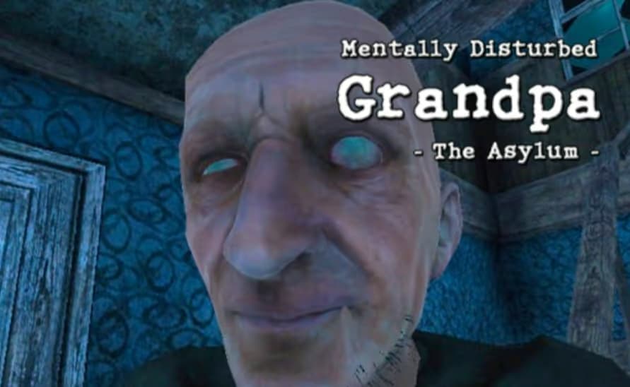 Mentally Disturbed Grandpa: The Asylum logo