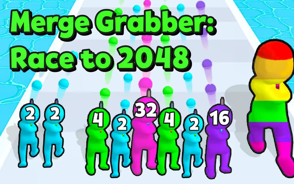 Merge Grabber Race to 2048 logo