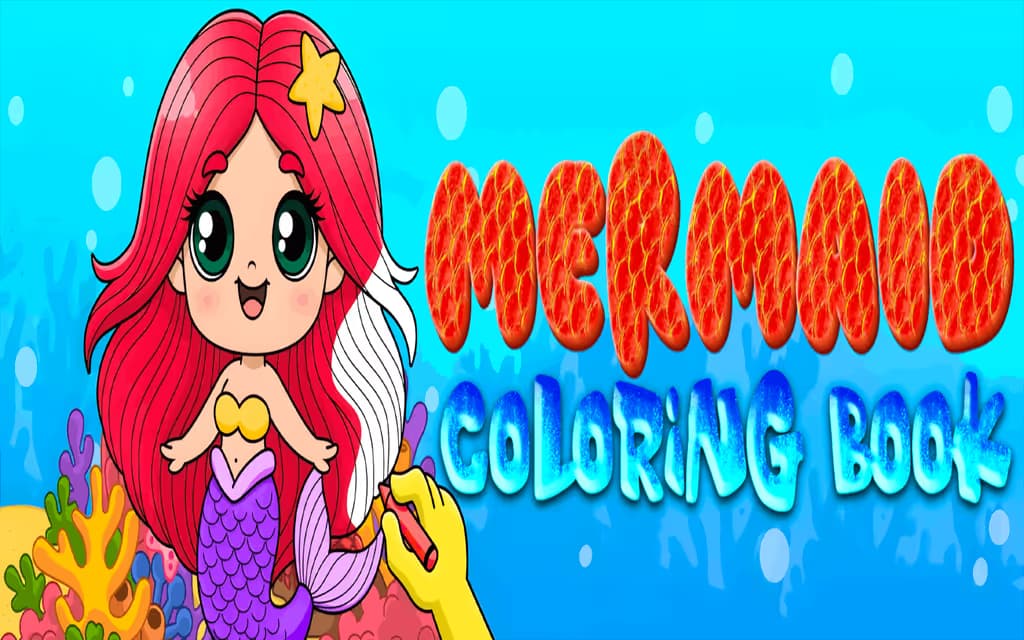 Mermaid Coloring Book logo