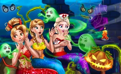 Mermaid Haunted House logo