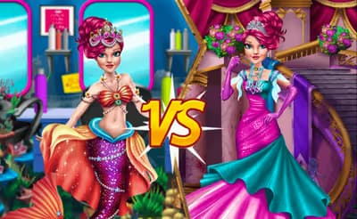 Mermaid Vs Princess logo