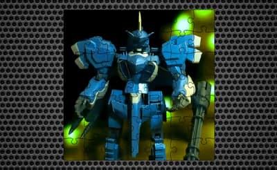 Metal Robot Puzzle logo
