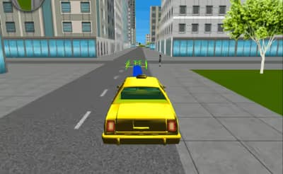 Miami Taxi Driver 3D logo