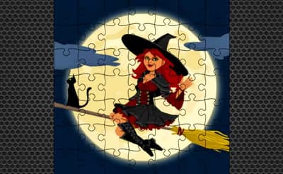 Midnight Witches Jigsaw logo