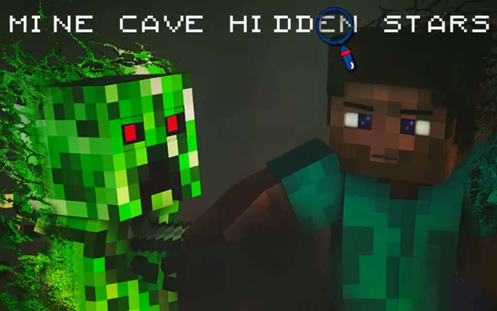 Mine Cave Hidden Stars logo