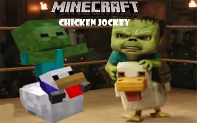 Minecraft Chicken Jockey logo