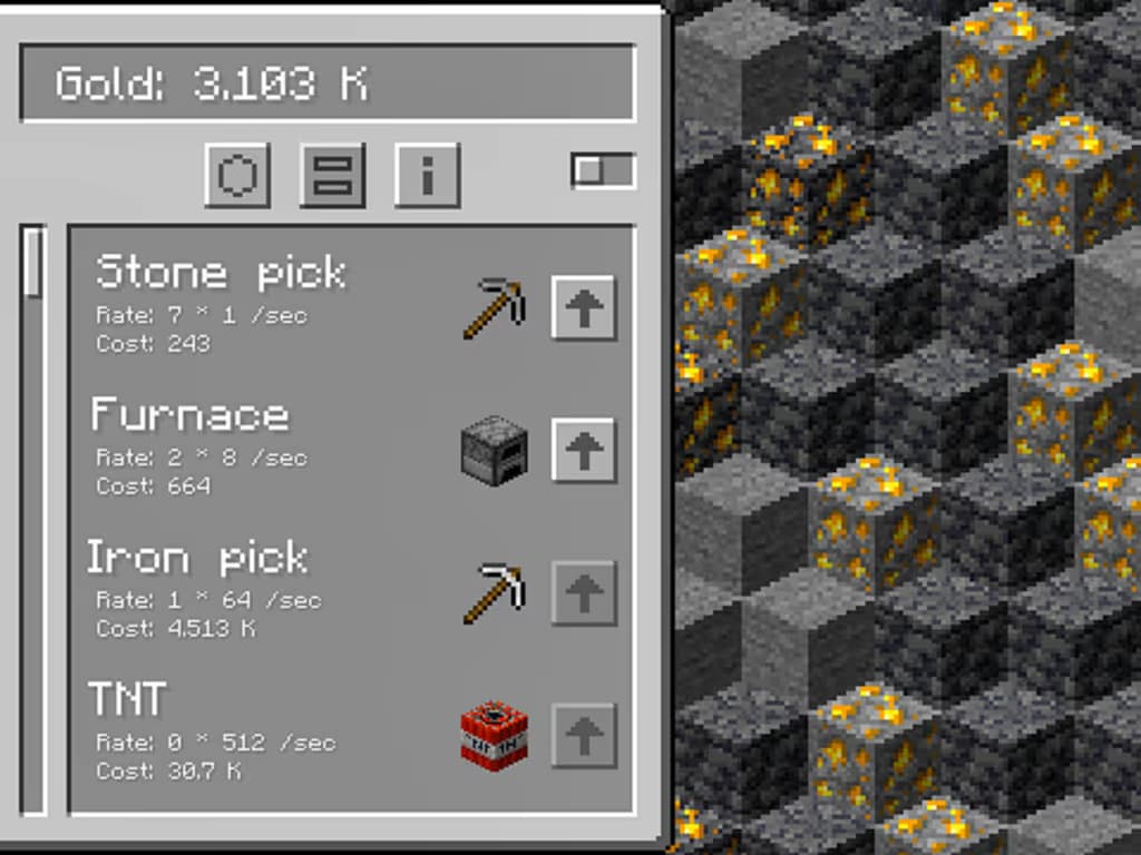 Minecraft Gold Clicker logo
