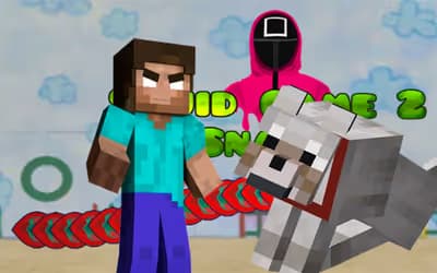 Minecraft Squid Game Worm.io logo