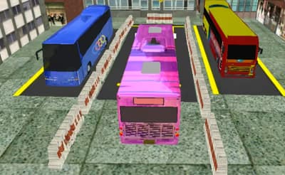 Modern Bus Parking Advance Bus Games logo