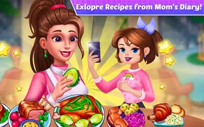 Mom's Diary Cooking Games logo