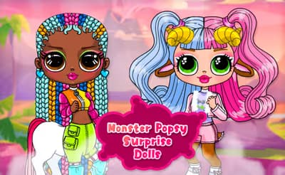 Monster Popsy Dolls logo