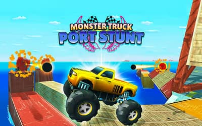 Monster Truck Port Stunt logo