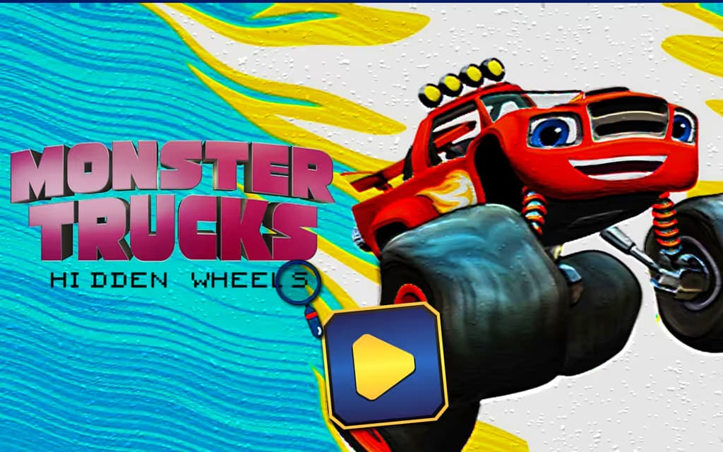 Monster Trucks Hidden Wheels logo