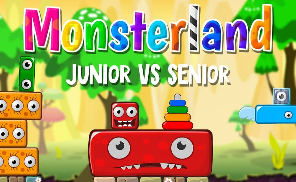 Monsterland Junior vs Senior logo