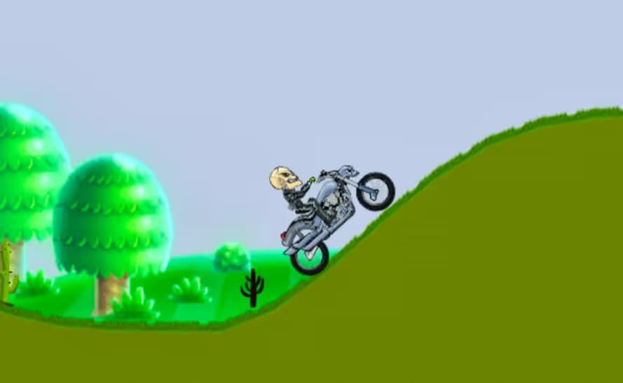 Motor Bike Hill Racing 2D logo