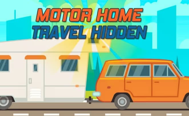Motor Home Travel Hidden logo