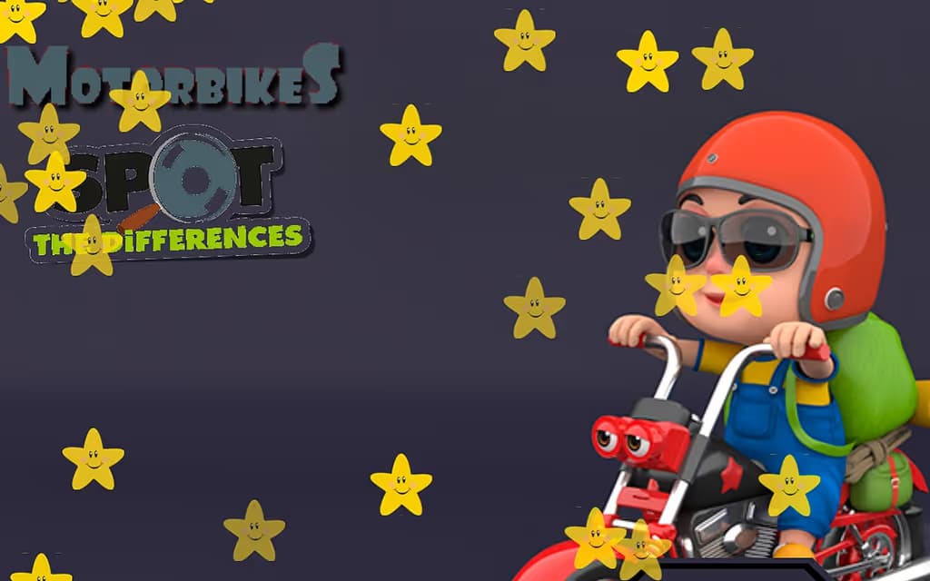 Motorbikes Spot the Differences logo