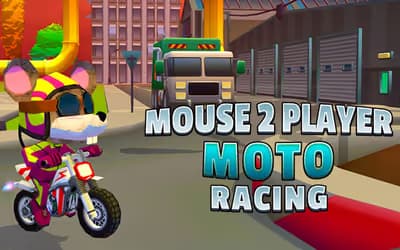 Mouse 2 Player Moto Racing logo