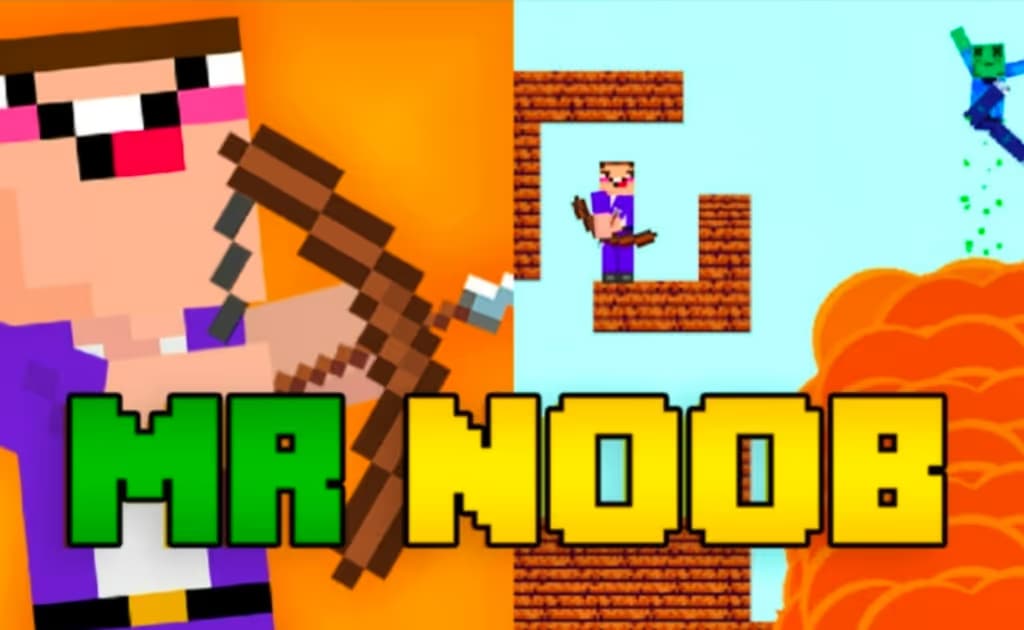 Mr Noob Vs Zombies logo