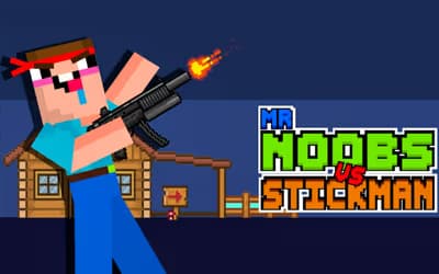 Mr Noobs vs Stickman logo