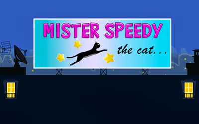 Mr Speedy the Cat logo