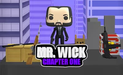 Mr Wick One Bullet logo