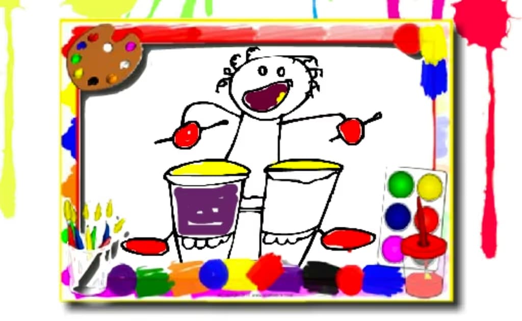 Music Coloring Book logo