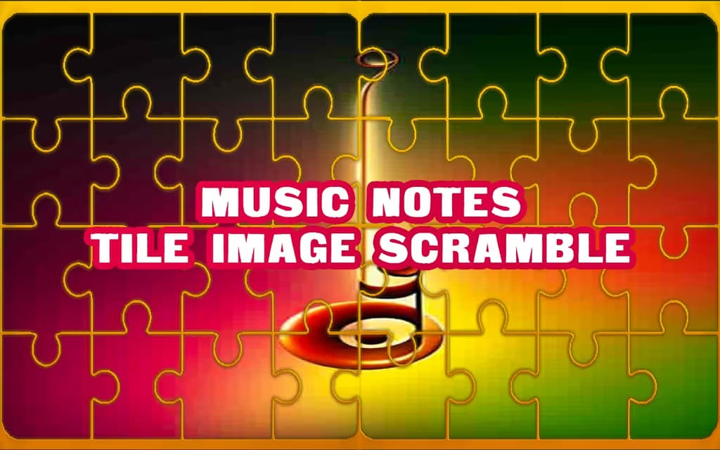Music Notes Tile Image Scramble logo