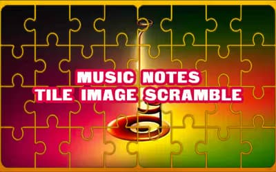 Music Notes Tile Image Scramble logo