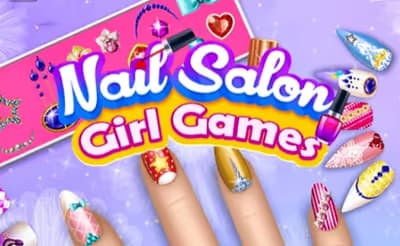 Nail Salon - Marie's Girl Games logo