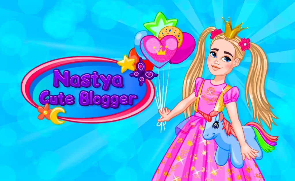 Nastya Cute Blogger logo