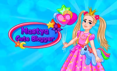 Nastya Cute Blogger logo