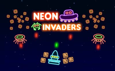 Neon Invaders logo