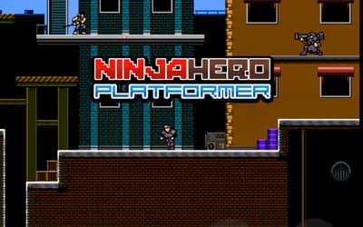 Ninja Hero Platformer logo