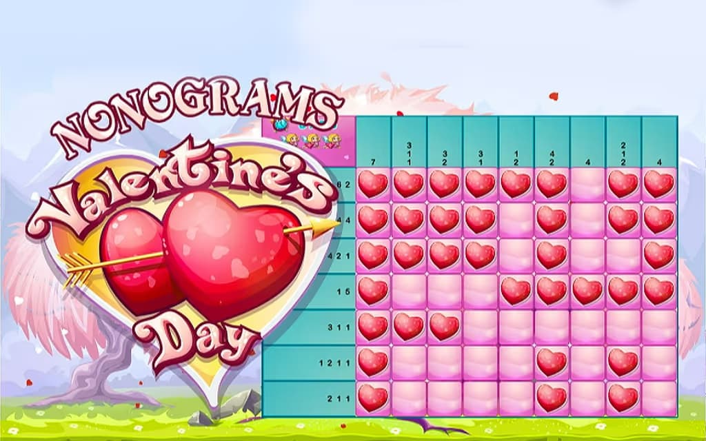 Nonograms Valentines Day logo
