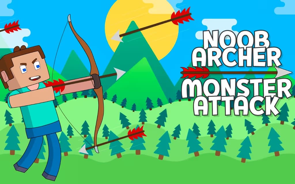 Noob Archer Monster Attack logo