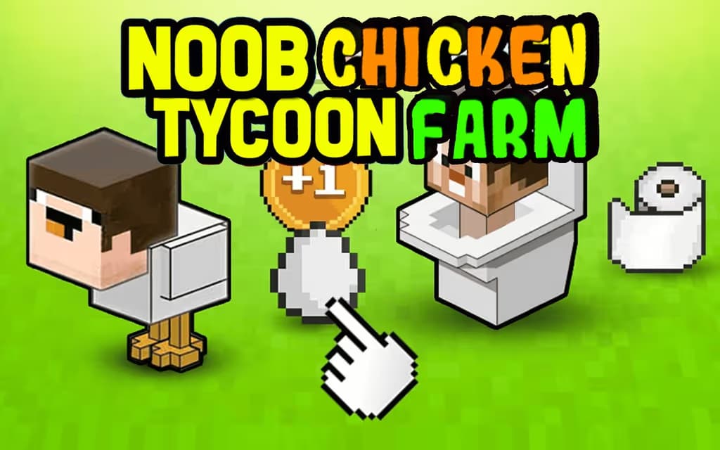 Noob's Chicken Farm Tycoon logo