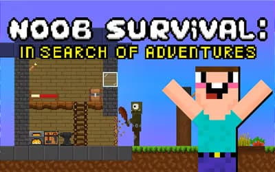 Noob survival: In search of adventures logo